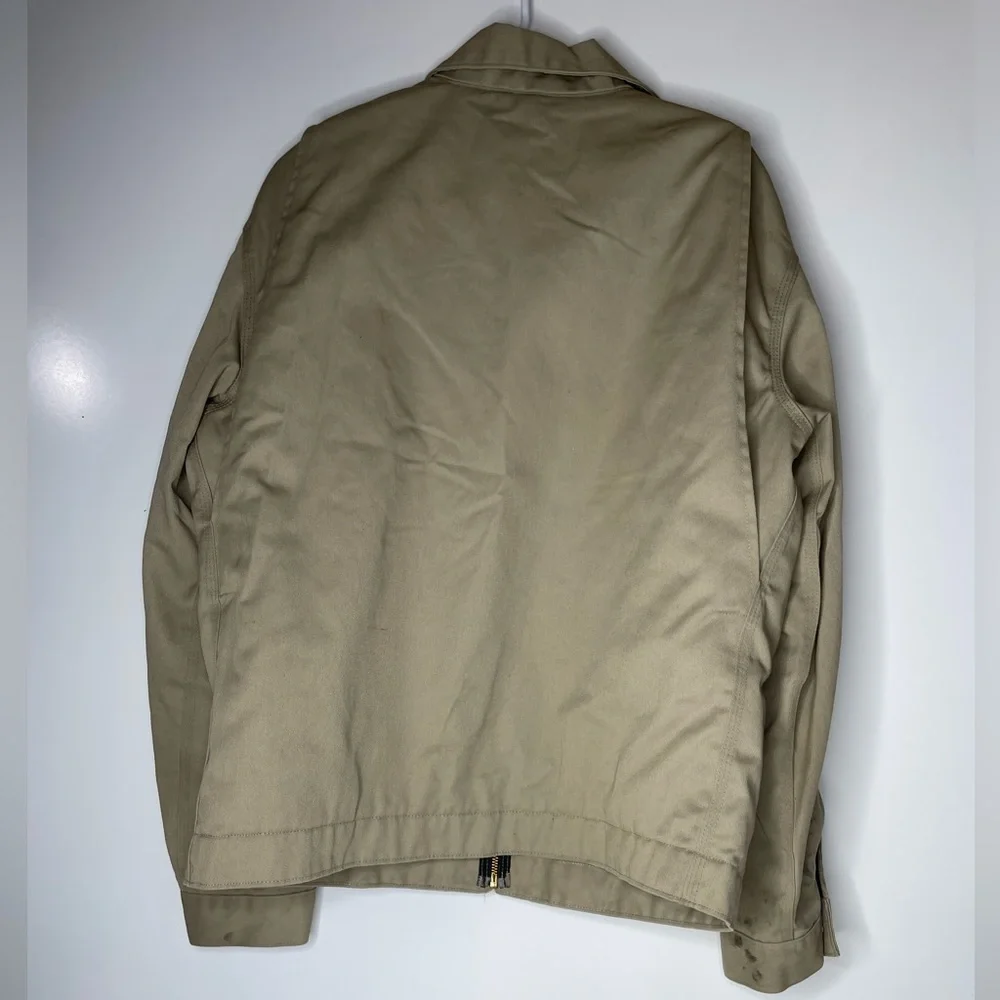 Vintage Carhartt Jacket Size Large Quilted Tan Full Zip Collared. - Picture 2 of 13